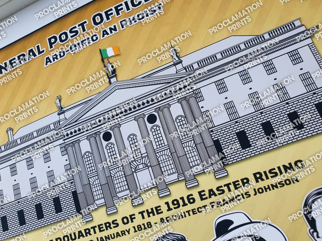 Limited Edition GPO Easter Rising Print. | Proclamation Prints