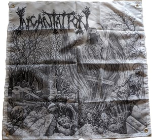 Image of Incantation  " Rotting "  - Banner  / Flag / Tapestry 