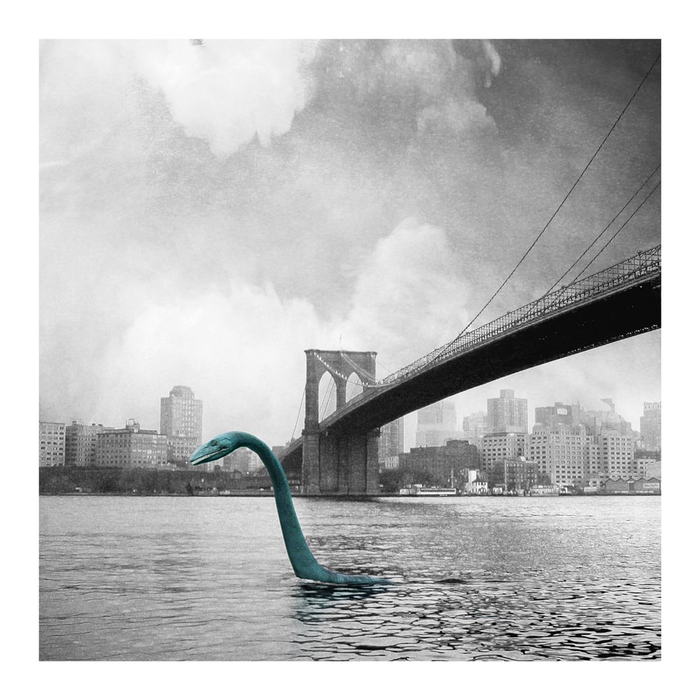 Image of Monster In New York - Loch Ness Monster Art