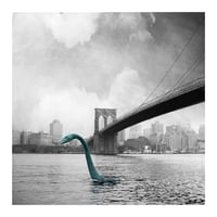 Image 1 of Monster In New York - Loch Ness Monster Art