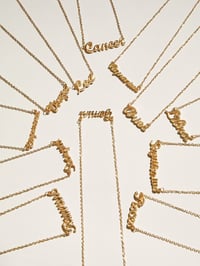 Image 1 of Birth Sign Necklaces 