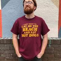 Image 2 of Eat Hot Dogs - T-Shirt