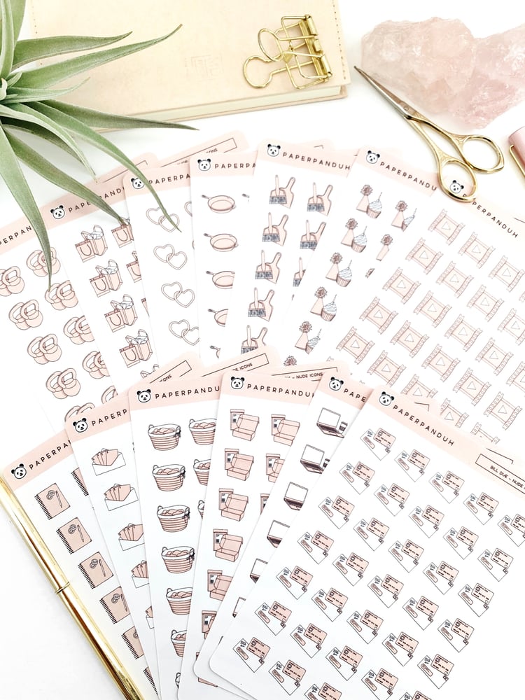 Image of Nude Planner Icons