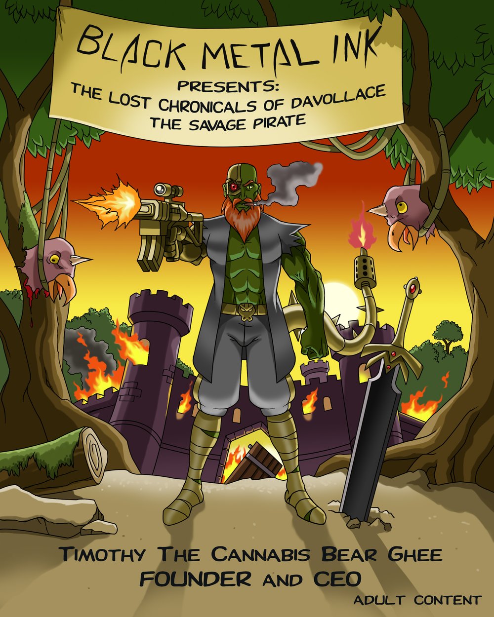 Image of The Lost  Chronicles of Davollace The Savage Pirate - Paperback Novel