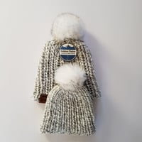 Image 3 of Mom & Child Ribbed hats