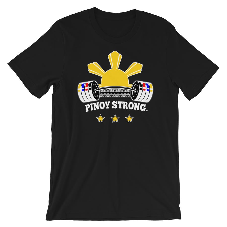 Image of Pinoy Strong Logo Tee Black