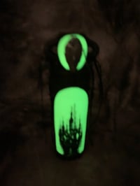 Image 3 of Glow in the Dark Bottle lamp Castle and Sparrow