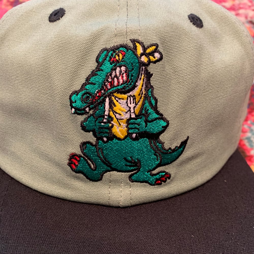 Image of Alligator 100% Natural Hemp Snapback Hat! 🐊