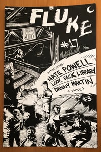 Fluke 17 poster signed by Nate Powell 