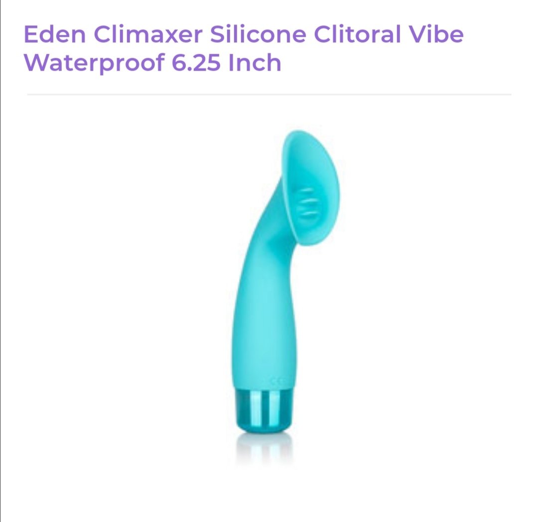 Image of Eden Climaxer Silicone Clitoral Vibe Waterproof 6.25 Inch