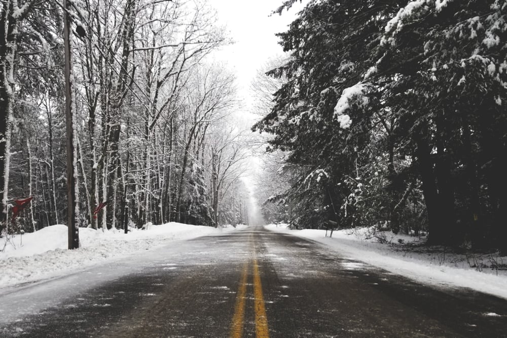 Image of Winter Road Print