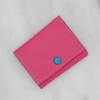 Image 2 of TRIFOLD Wallet with Snap – PINK & BLUE