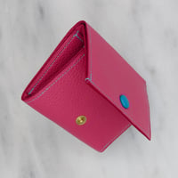 Image 5 of TRIFOLD Wallet with Snap – PINK & BLUE