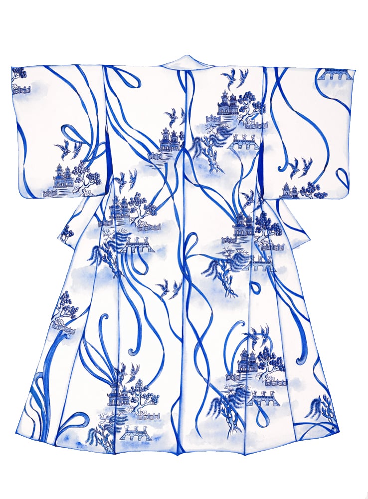 Image of "Blue  Willow" - From the CityLife Collection 