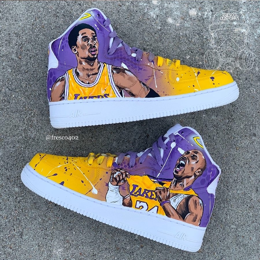 Kobe Bryant Tribute - Custom Shoes 