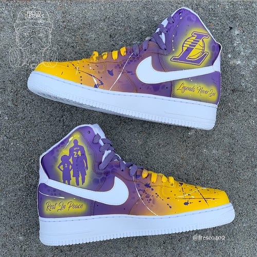 Image of Kobe Bryant Tribute - Custom Shoes