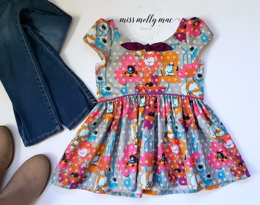 Image of Power Flower Charlie Top- size 6