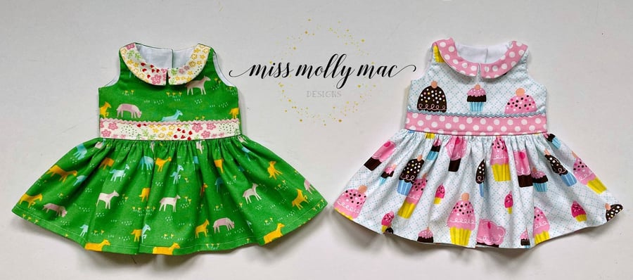 Image of Set of 2 American Girl Doll Dresses