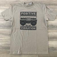 Positive Vibration Radio Warm Grey Shirt