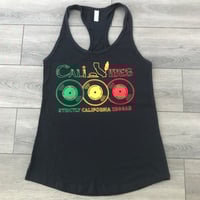 Strictly California Reggae Women's Black Tank Top