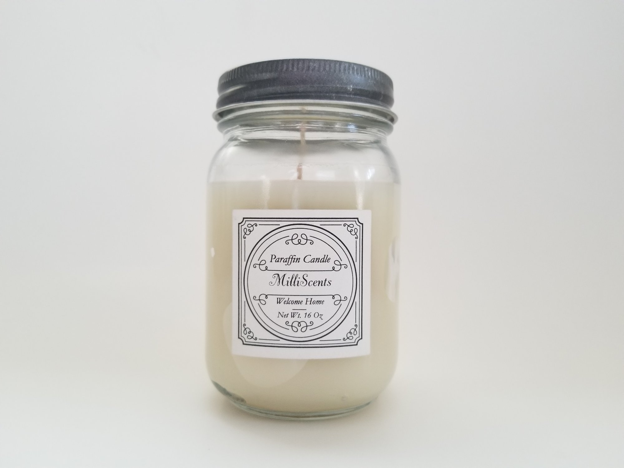 16-oz Canning Jar Candle - Baby Powder