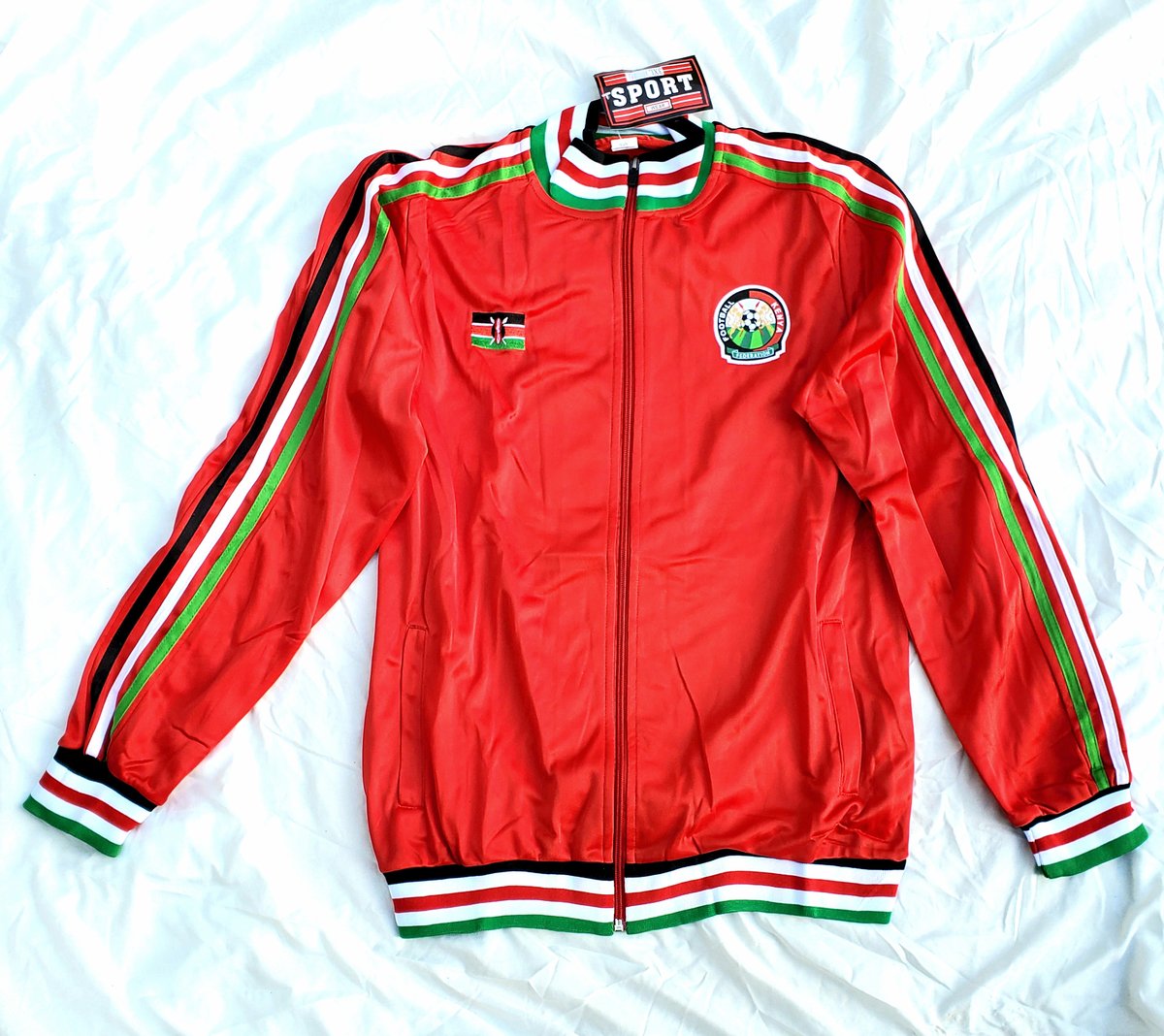 Kenya track jacket Red | 254skillswear