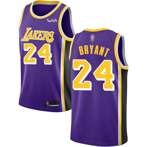 Kobe Bryant 24 Lakers Jersey Purple Lakers