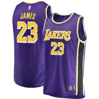 LeBron James 23 Lakers Jersey Purple