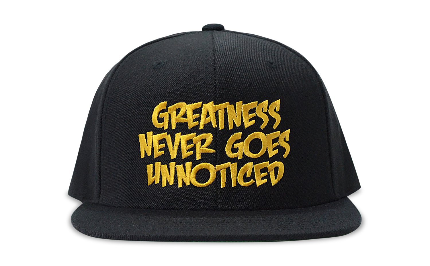 Image of Greatness Never Goes Unnoticed (BLACK/GOLD) - SNAPBACK
