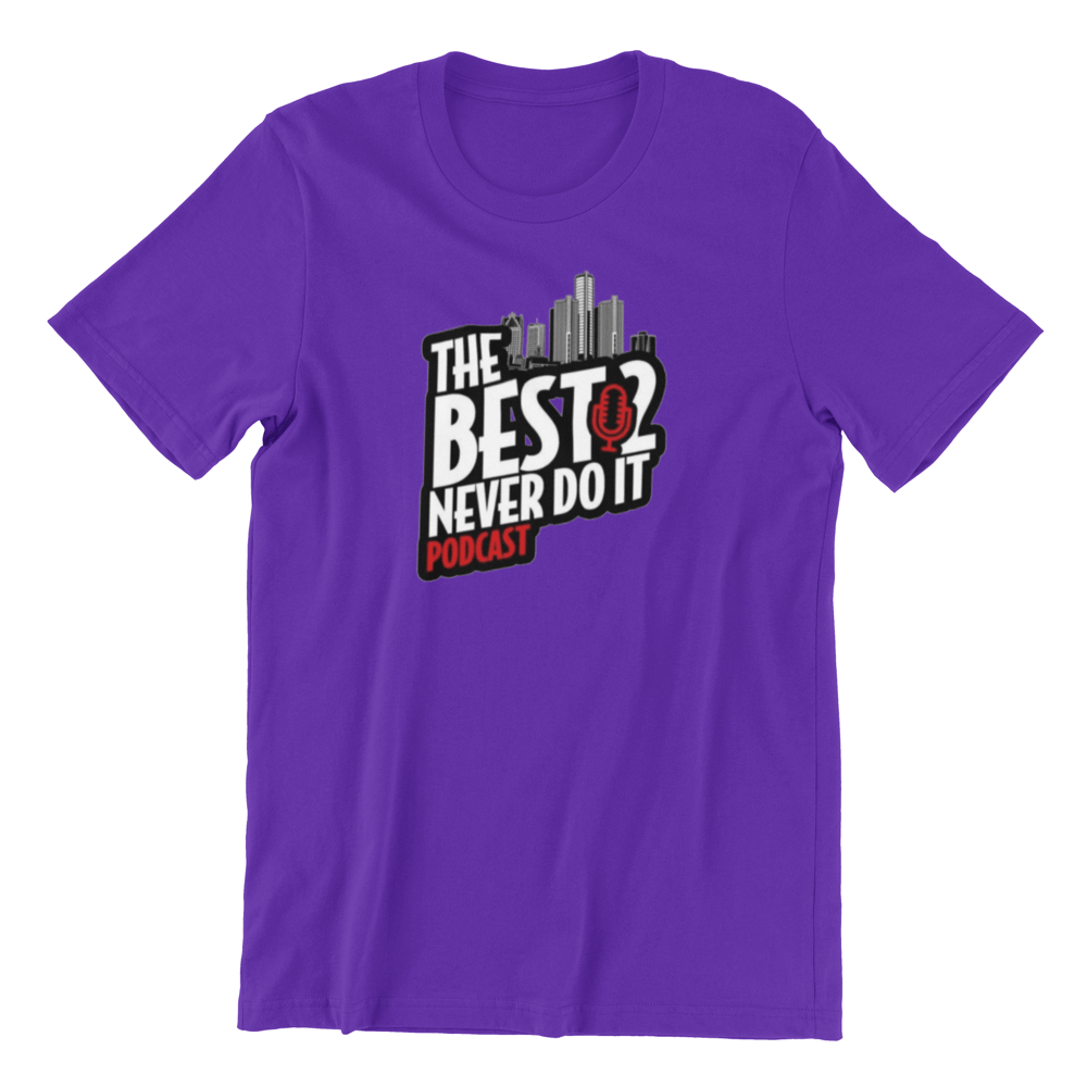 Image of The Best 2 Never Do It Logo Shirt - Purple