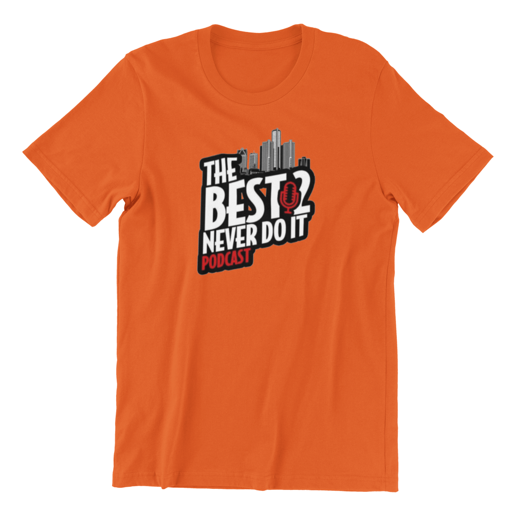 Image of The Best 2 Never Do It Logo Shirt - Orange