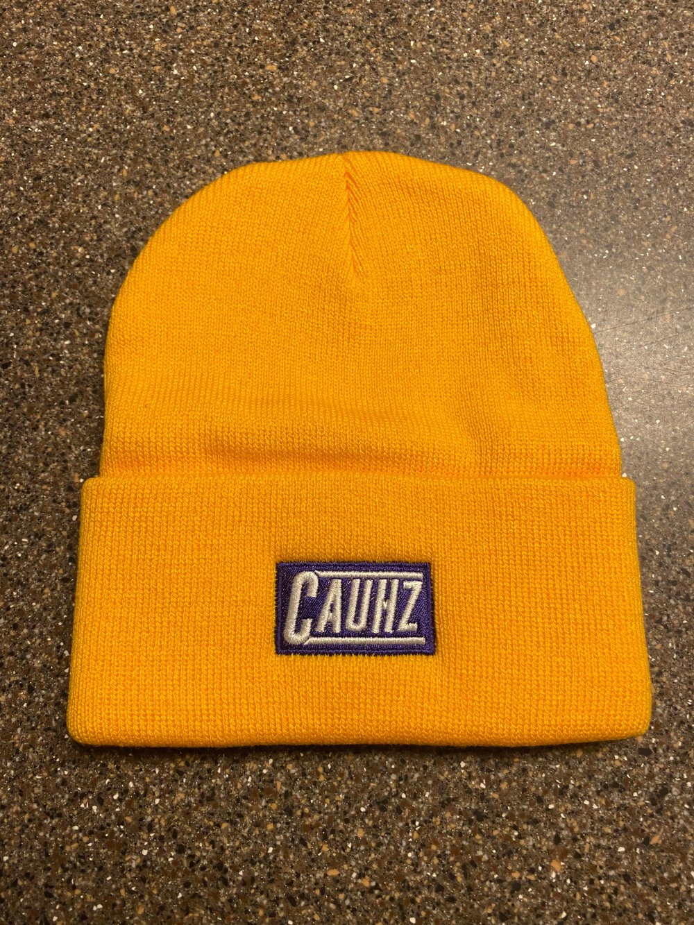 Cauhz™️ “8-24” Gold Stitched Beanie