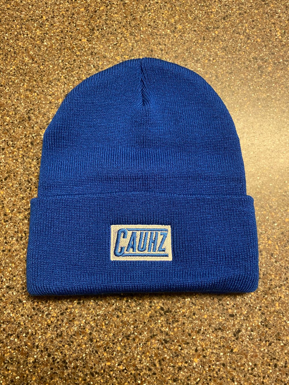 Cauhz™️ Royal Blue Logo Stitched Beanie