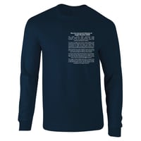 Angel 'The Meaning Of' Navy Sweatshirt