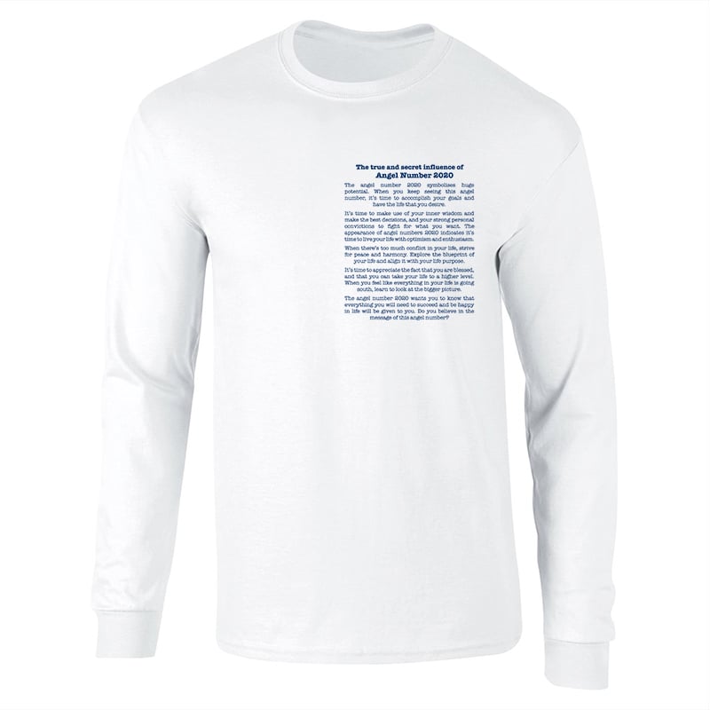 Image of Angel 'The Meaning Of' White Sweatshirt