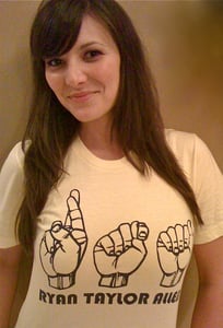Image of RTA "Soft Voice, Softer Shirt" Yellow T-Shirt