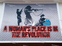 Image 1 of A Woman's Place Is In The Revolution A3 Print.