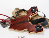Image 1 of Sling Shot made of Exotic Wood of Paduk, Bocote and Ash,  The Renegade, Custom Wooden Catapult