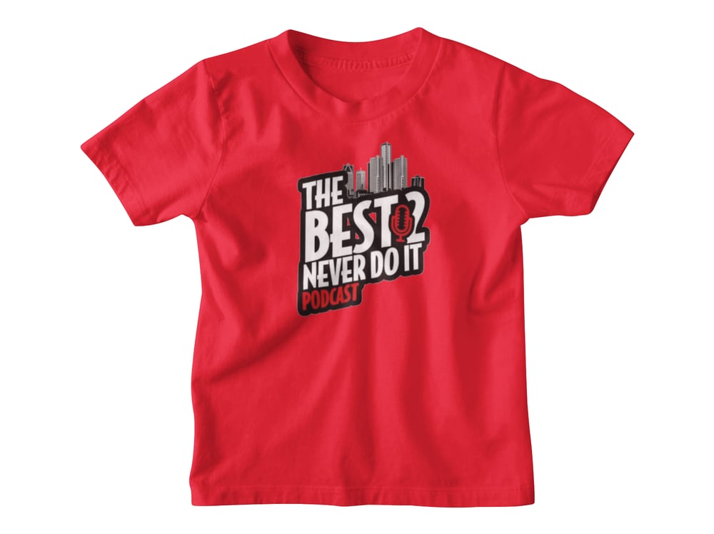 Image of Youth The Best 2 Never Do It Logo Shirt - Red