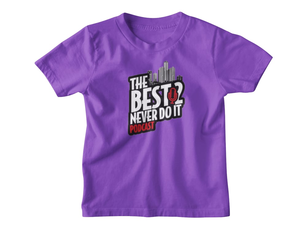 Image of Youth The Best 2 Never Do It Logo Shirt - Purple