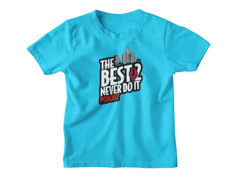 Image of Youth The Best 2 Never Do It Logo Shirt - Light Blue