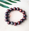 Grounding + Growth : Wood & Bone Bracelet