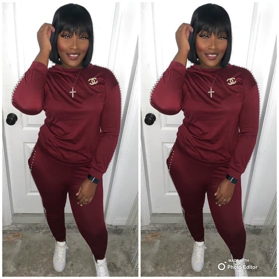 Image of Ruby Pearl Sweatsuit