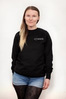 Image 2 of "I LOVE TOFU(CK)" 2.0 | Sweatshirt | black | vegan | bio | organic | xvx | fairtrade | plantbased |