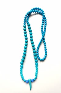 Image 1 of Blue Turquoise Jasper Necklace