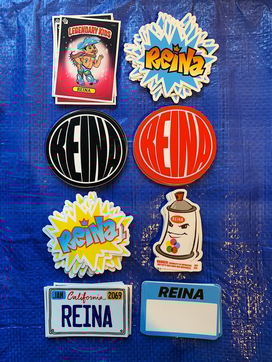 Image of REINA STICKER PACK 1