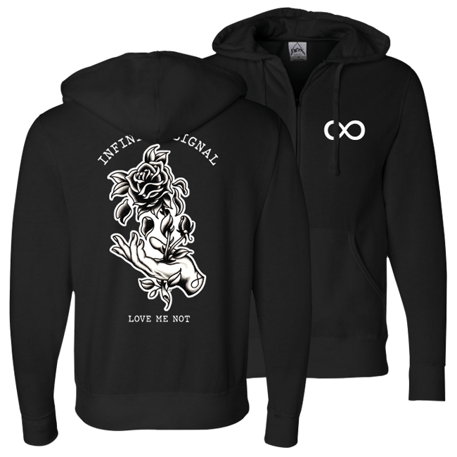 Image of Rose Logo Zip Hoodie