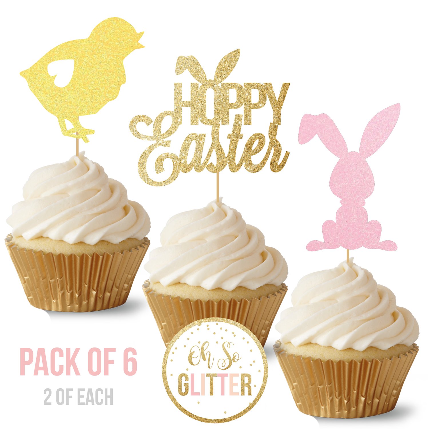 Image of Easter Cupcake Toppers