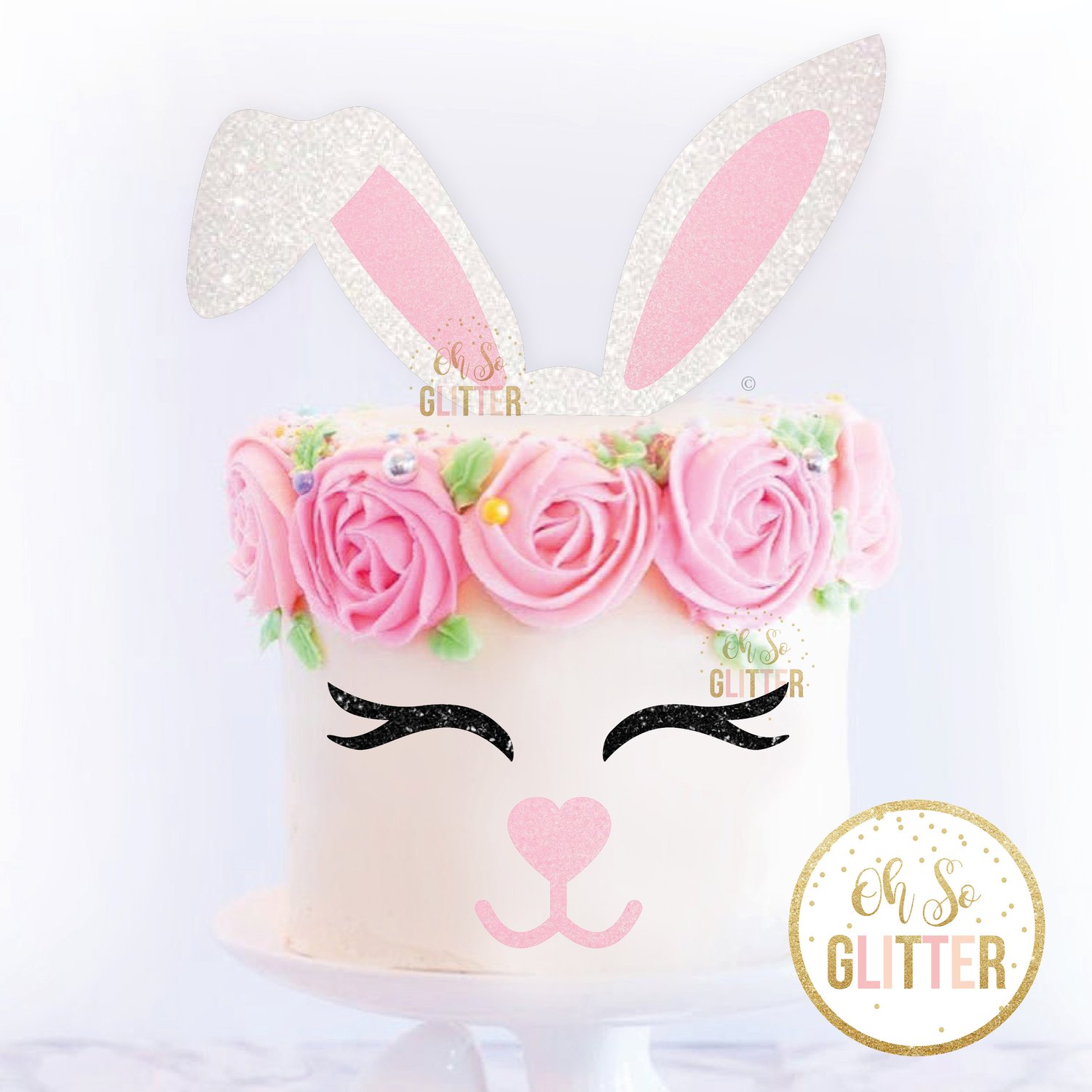 Image of Bunny Ears - Cake Topper set