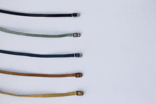 Image of Ankle straps - Pair of handmade straps for ballet flats